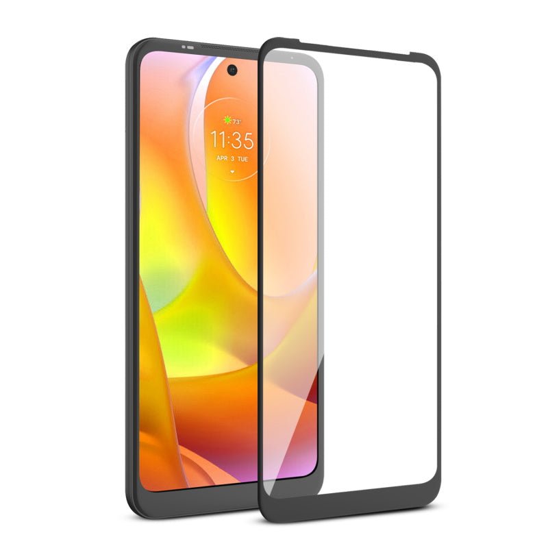 MyBat Pro Full Coverage Tempered Glass Screen Protector for Motorola Moto G Play (2023) - BlackMyBat Pro