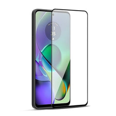 MyBat Pro Full Coverage Tempered Glass Screen Protector for Motorola Moto G Play 4G (2024) - BlackMoto G Play 4G 2024