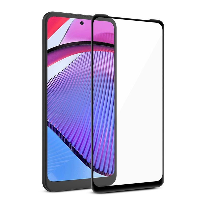 MyBat Pro Full Coverage Tempered Glass Screen Protector for Motorola Moto G Power 5G (2023) - BlackMyBat Pro
