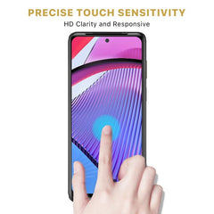MyBat Pro Full Coverage Tempered Glass Screen Protector for Motorola Moto G Power 5G (2023) - BlackMyBat Pro