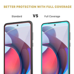 MyBat Pro Full Coverage Tempered Glass Screen Protector for Motorola Moto G Stylus 5G (2023) / Moto G Stylus 4G (2023) - BlackMyBat Pro