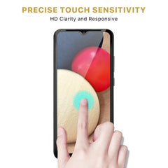 MyBat Pro Full Coverage Tempered Glass Screen Protector for Samsung Galaxy A02s - Clear