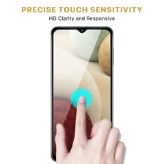 MyBat Pro Full Coverage Tempered Glass Screen Protector for Samsung Galaxy A12 5G - Clear