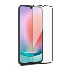 MyBat Pro Full Coverage Tempered Glass Screen Protector for Samsung Galaxy A15 5G - Black