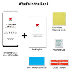 MyBat Pro Full Coverage Tempered Glass Screen Protector for Samsung Galaxy A21 - Clear