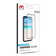 MyBat Pro Full Coverage Tempered Glass Screen Protector for Samsung Galaxy A25 5G - Black