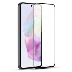 MyBat Pro Full Coverage Tempered Glass Screen Protector for Samsung Galaxy A35 5G - Black