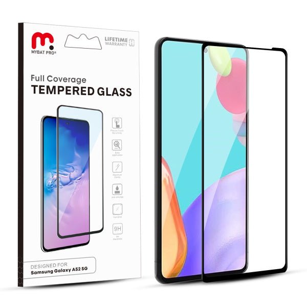 MyBat Pro Full Coverage Tempered Glass Screen Protector for Samsung Galaxy S20 Fan Edition / Galaxy A53 5G / Galaxy A33 5G - Clear