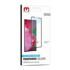MyBat Pro Full Curve Coverage Tempered Glass Screen Protector for Samsung Galaxy S22 Ultra - Clear