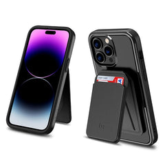 MyBat Pro Fuse Series Case Bundle + MagStash Wallet Folio for Apple iPhone 14 Pro Max (6.7)