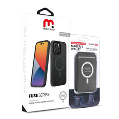 MyBat Pro Fuse Series Case Bundle + MagStash Wallet Folio for Apple iPhone 14 Pro Max (6.7)