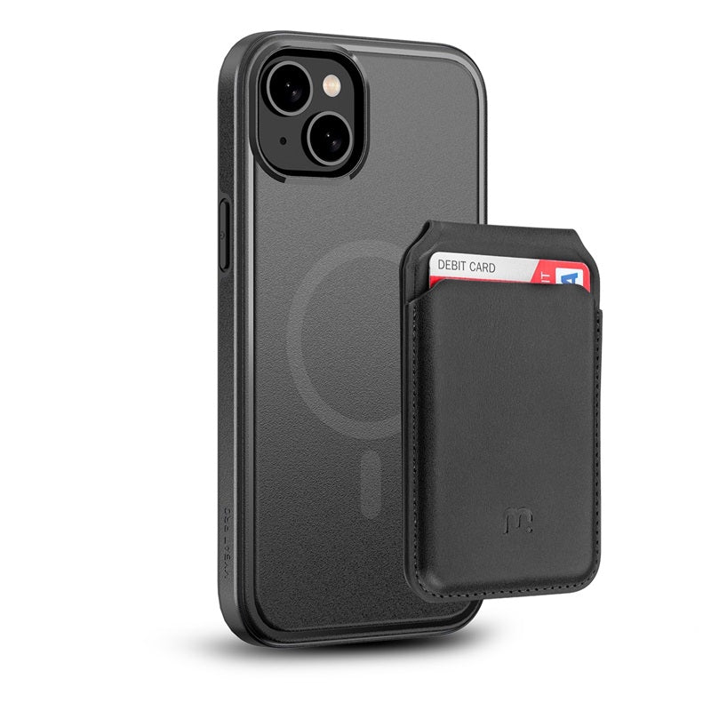 MyBat Pro Fuse Series Case Bundle + MagStash Wallet Folio for Apple iPhone 15 Plus (6.7)