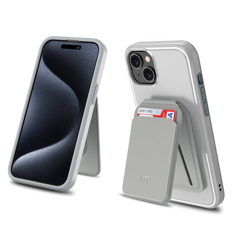 MyBat Pro Fuse Series Case Bundle + MagStash Wallet Folio for Apple iPhone 15 Plus (6.7)iPhone 15 Plus