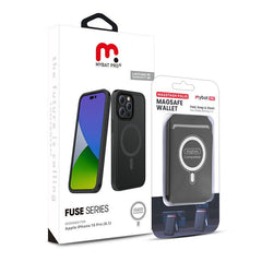 MyBat Pro Fuse Series Case Bundle + MagStash Wallet Folio for Apple iPhone 15 Pro (6.1)