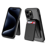 MyBat Pro Fuse Series Case Bundle + MagStash Wallet Folio for Apple iPhone 15 Pro (6.1)