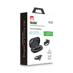 MyBat Pro Glide True Wireless Earhooks Earbuds with Charging Case - BlackMyBat Pro