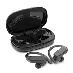 MyBat Pro Glide True Wireless Earhooks Earbuds with Charging Case - BlackMyBat Pro