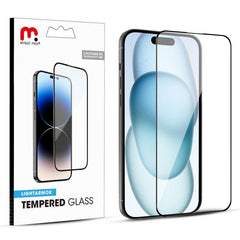 MyBat Pro LightArmor Tempered Glass Screen Protector for Apple iPhone 15 (6.1) - BlackMyBat Pro