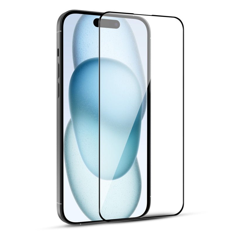 MyBat Pro LightArmor Tempered Glass Screen Protector for Apple iPhone 15 (6.1) - BlackMyBat Pro