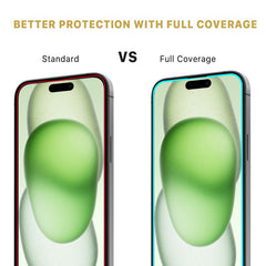 MyBat Pro LightArmor Tempered Glass Screen Protector for Apple iPhone 15 Plus (6.7) - BlackiPhone 15 Plus