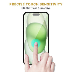 MyBat Pro LightArmor Tempered Glass Screen Protector for Apple iPhone 15 Plus (6.7) - BlackiPhone 15 Plus