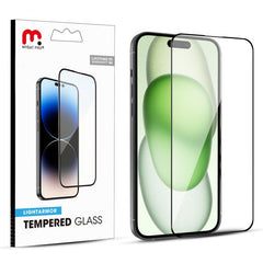 MyBat Pro LightArmor Tempered Glass Screen Protector for Apple iPhone 15 Plus (6.7) - BlackiPhone 15 Plus
