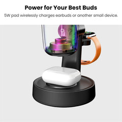 MyBat Pro Luna 5 - in - 1 MagSafe Wireless Charging Dock & Speaker with LightsMyBat Pro
