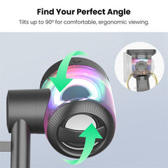 MyBat Pro Luna 5 - in - 1 MagSafe Wireless Charging Dock & Speaker with LightsMyBat Pro