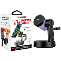 MyBat Pro Luna 5 - in - 1 MagSafe Wireless Charging Dock & Speaker with LightsMyBat Pro