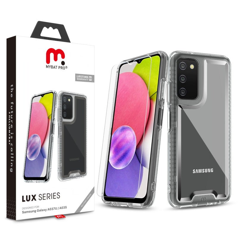 MyBat Pro Lux Series Case for Samsung Galaxy A03s - Clear