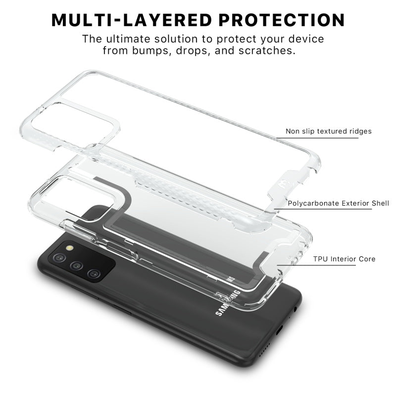 MyBat Pro Lux Series Case for Samsung Galaxy A03s - Clear