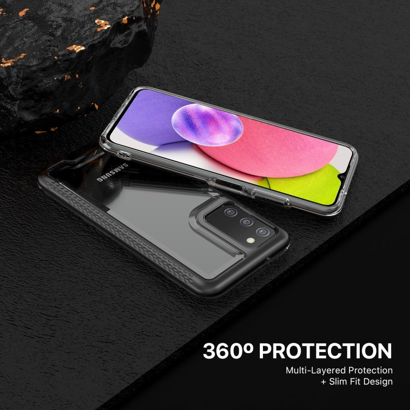 MyBat Pro Lux Series Case for Samsung Galaxy A03s - Rose Gold