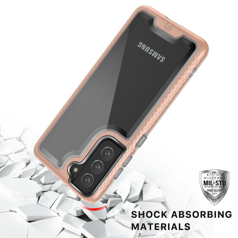 MyBat Pro Lux Series Case for Samsung Galaxy S21 Fan Edition - Rose Gold