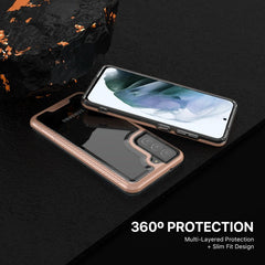 MyBat Pro Lux Series Case for Samsung Galaxy S21 Fan Edition - Rose Gold