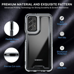 MyBat Pro Lux Series Case with Tempered Glass for Samsung Galaxy A23 5G - Clear