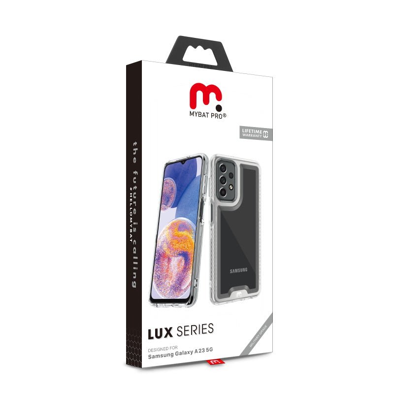 MyBat Pro Lux Series Case with Tempered Glass for Samsung Galaxy A23 5G - Clear