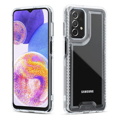MyBat Pro Lux Series Case with Tempered Glass for Samsung Galaxy A23 5G - Clear