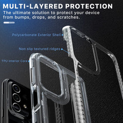 MyBat Pro Lux Series Case with Tempered Glass for Samsung Galaxy A23 5G - Clear