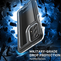 MyBat Pro Lux Series Case with Tempered Glass for Samsung Galaxy A23 5G - Rose Gold