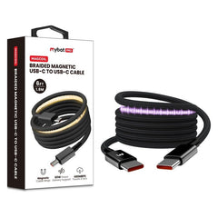 MyBat Pro MagCoil USB - C to USB - C Braided Magnetic Cable - 6FTMyBat Pro