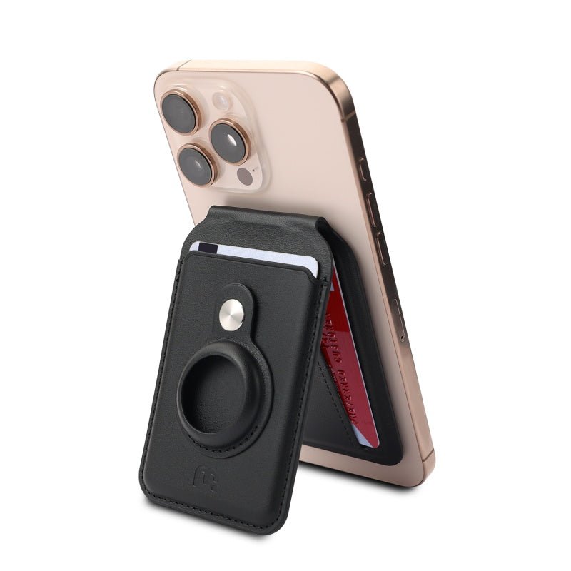 MyBat Pro MagStash Folio MagSafe Wallet + AirTag Case - BlackMyBat Pro