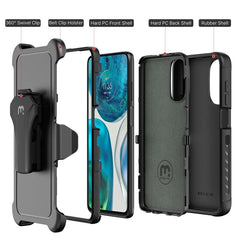 MyBat Pro Maverick Series Case w/ Holster for Motorola Moto G 5G (2022)Moto G 5G 2022
