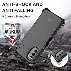 MyBat Pro Maverick Series Case w/ Holster for Motorola Moto G 5G (2022)Moto G 5G 2022