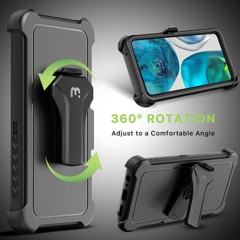 MyBat Pro Maverick Series Case w/ Holster for Motorola Moto G 5G (2022)Moto G 5G 2022