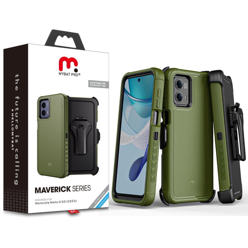 MyBat Pro Maverick Series Case w/ Holster for Motorola Moto G 5G (2023)Moto G 5G 2023