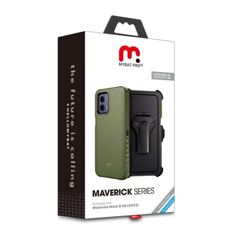 MyBat Pro Maverick Series Case w/ Holster for Motorola Moto G 5G (2023)Moto G 5G 2023