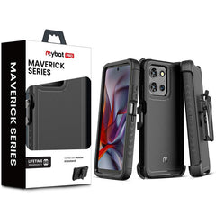 MyBat Pro Maverick Series Case w/ Holster for Motorola Moto G 5G (2025) - BlackMybat Pro