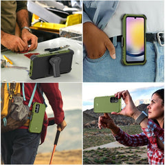 MyBat Pro Maverick Series Case w/ Holster for Samsung Galaxy A25 5G - Blue