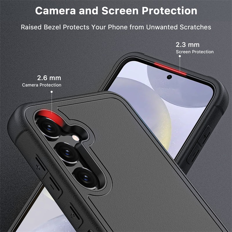 MyBat Pro Maverick Series Case w/ Holster for Samsung Galaxy S24 Plus - Blue