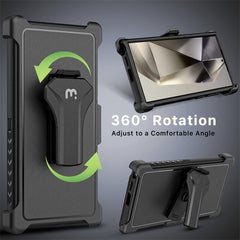 MyBat Pro Maverick Series Case w/ Holster for Samsung Galaxy S24 Ultra - Army Green